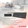 Teclado Cliptec 355 Slim Inalambrico Touchpad Bk 1