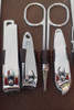 Set De Manicuria En Estuche De Cuero. Corta Uñas Lima Etc. 3