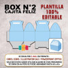 Kit Imprimible Plantilla Molde Caja 02 Editable 1