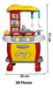 Cocina Cocinita Infantil Sonido + Luz + 28  Accesorios - El 3
