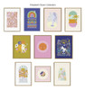 Kate Y Laurel Sylvie Groovy Daisy Framed Canvas Wall Art Por 3