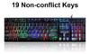 Led Retroiluminado Teclado Y Raton Combo Teclas Multimedia 3