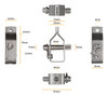 Torniquete Tensor Mini P Estirar Alambre Cable De Acero X 5u 1