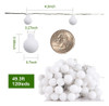 Zoutog - Cadena De Luces, Funciona Con Pilas, Blanco Warm 5