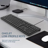 Teclado De Computadora Con Cable, Teclado Usb Plug 3