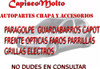 Aro Faro Auxiliar  Paragolpe Delantero  Peugeot 208 Cromado 1