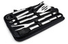 Kit Set Parrillero Asador 5 Piezas Tenedor Espátula Pinza 0