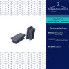 Regatón Rectangular Interior Aletado 40x20 X24 Unidades 1 Regatón Rectangular Interior Aletado 40x20 X24 Unidades 1