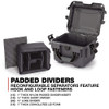 Nanuk 908 Hard Camera Case With Padded Divider Graphite 4
