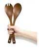 Aidea Grande De Servir Madera Cuencos De Ensalada Con Servid 5