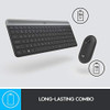 Combo Inalámbrico Logitech Mk470 Slim - Grafito 3