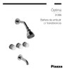 Grifería Ducha Embutir Piazza Optima Con Transferencia 1 Grifería Ducha Embutir Piazza Optima Con Transferencia 1