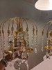 Apliques De Pared De Cristal Bañados En Oro 1
