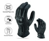 Guantes De Moto De Cuero Negro Premium  Durable Protección 4