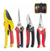 Tijeras De Podar Profesionales Set X 4 Con Estuche 0