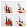 Tijeras De Podar Profesionales Set X 4 Con Estuche 4