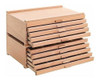 Cajonera De Madera 10 Cajones C/ Divisiones P/artistica 2de5 0 Cajonera De Madera 10 Cajones C/ Divisiones P/artistica 2de5 0