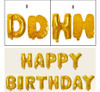 13pcs  Feliz Cumpleaños  Globos De La Hoja De Papel Para La 6