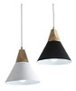 Lampara De Techo Nordica Triangulo - Color Negro 1