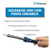 Soldador Estaño Electrico Punta Ceramica 30 Watts Pronext 3