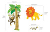 Vinilo Decorativo Pared [1bd7s78k] Animales Jungla 5