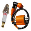Bujia Moto D8ea Iridium + Bobina Combo Potenciacion Rx Cg 0