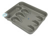 Cubiertero Plastico Gris Crom 0 Cubiertero Plastico Gris Crom 0