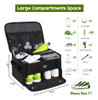 Organizador De Maletero De Golf De 2 Capas Para Zapatos 2