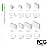 Caja De Pase Embutir Pvc 32x42 063242 1