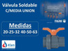 Valvula Esferica Soldable 25mm Tigre Media Union -piscinas 2