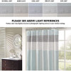 Cortinas Ducha Baño Diseño Plisado Seda Sintética 183x183cm 5