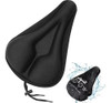 Funda Cubre Asiento Negro De Silicona P/ Bicicleta/ Spinning 1