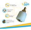 Rodillo De Nylon Para Porton Corredizo 20 30mm 3