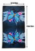 ~? Dujiea Blue Butterfly Flower Toallas Para Platos De Cocin 4