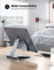 Soporte Plegable De Aluminio Para Telefono Celular. Plateado 3