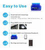 Scanner Bluettoth Obd2 Obdii Compatible Torque Pro Panlong 3