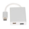 Usb Usb-c 3.1 Tipo C A Mini Displayport Dp Y Poder Hembra Ot 1