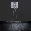 Hsyile Iluminación Ku300168 Único Romance Vidrio Trípode Lám 0