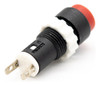 10 Pulsadores Interruptor 2a Retenido Redondo Rojo 14mm 1