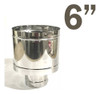 Sombrete De Acero Inox Para Calefactores Tromen 6  Dimm 3