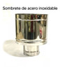 Sombrete De Acero Inox Para Calefactores Tromen 6  Dimm 5