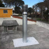 Sombrete De Acero Inox Para Calefactores Tromen 6  Dimm 6