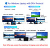 Estacin De Acoplamiento Dual Monitor, 8 En 1 Usb C Hub Dual 2