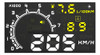 Tablero Computadora Automotor Digital Rpm Head Up Display Hud Obd2 Obdii Temperatura Motor Rpm Tacometro 0