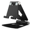 Soporte De Escritorio Porta Celular Metalico Color Negro Alu 1