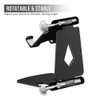 Soporte De Escritorio Porta Celular Metalico Color Negro Alu 6