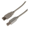Cable De Audio Usb A/b T/impresora 2 Mts Gris 2