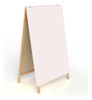 Cavalete Quadro Branco 100x60 Cm Mold. Madeira Dupla Face 0