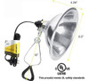 Simple Deluxe 2-pack Clamp Lamp Light Con 8.5 Pulgadas Alumi 1