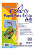 Papel Fotográfico A4 210gr 20hojas 10 Paquetes Disershop 0